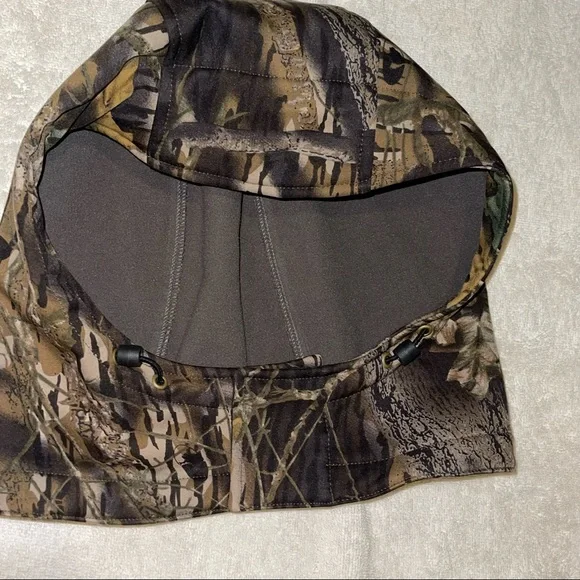 Camo mossy oak hat hood face mask - Picture 3 of 4